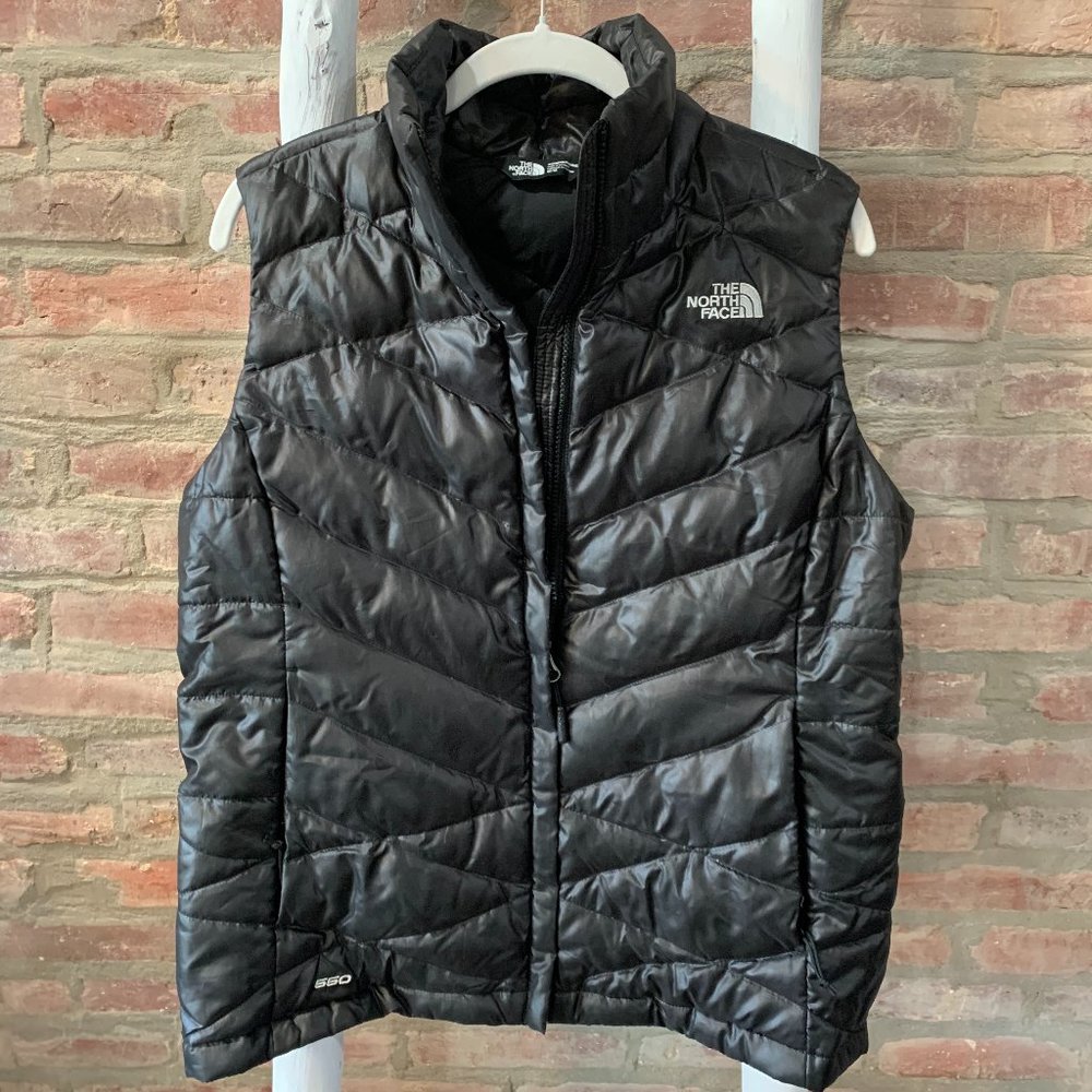 North Face Black Vest  Size Medium